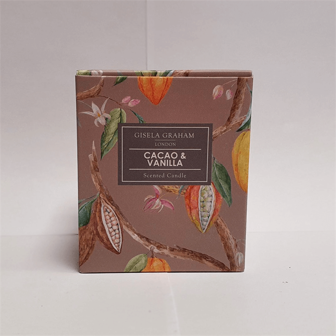 Gisela Graham Cacao & Vanilla Scented Boxed Candle